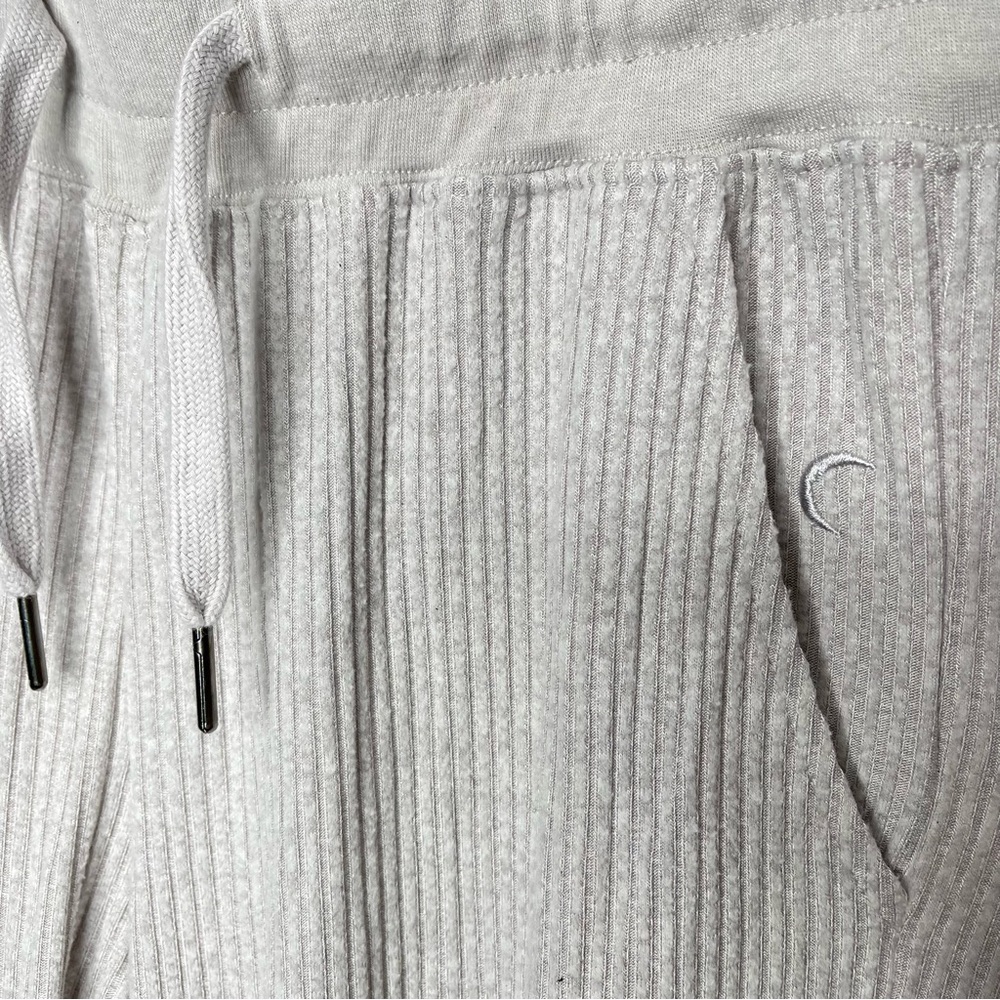 Zyia Gray Ribbed Jogger With Drawstring Size Medium - Picture 6 of 8
